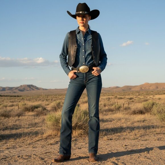 Montana Silversmiths Men's Buckle with Hand Tooled Custom Made Leather Belt - Picture 2 of 12